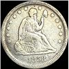 Image 1 : 1858 Seated Liberty Silver Quarter LIGHTLY CIRCULATED