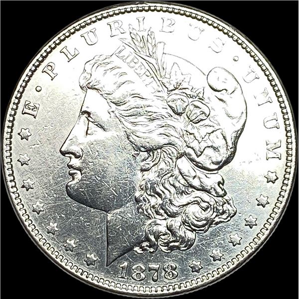 1878 Silver Morgan Dollar CLOSELY UNCIRCULATED