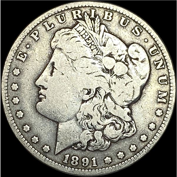 1891 Morgan Silver Dollar NICELY CIRCULATED