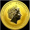 Image 1 : 2018-P Gold 1/4 oz Australian Lunar Dog $25 SUPERB GEM BU