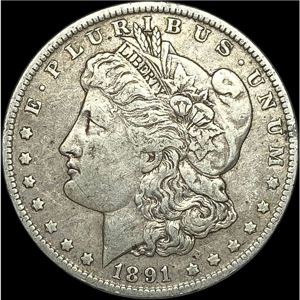 1891-O Silver Morgan Dollar NEARLY UNCIRCULATED