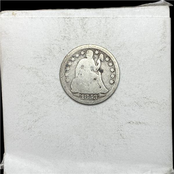1853 Seated Liberty Dime (No Arrows) NICELY CIRCULATED