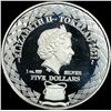 Image 1 : 2021 Tokelau 1 oz Silver Five Dollars Sagittarius GEM PROOF