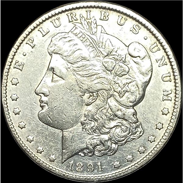 1891-CC Silver Morgan Dollar NEARLY UNCIRCULATED