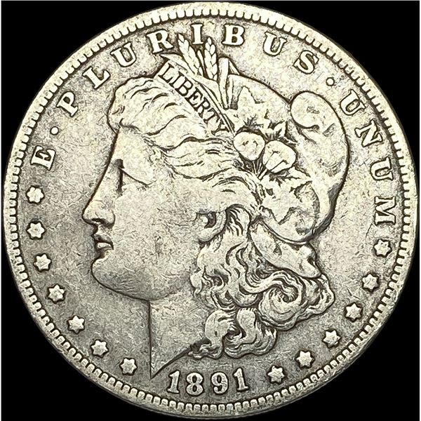 1891-O Silver Morgan Dollar LIGHTLY CIRCULATED