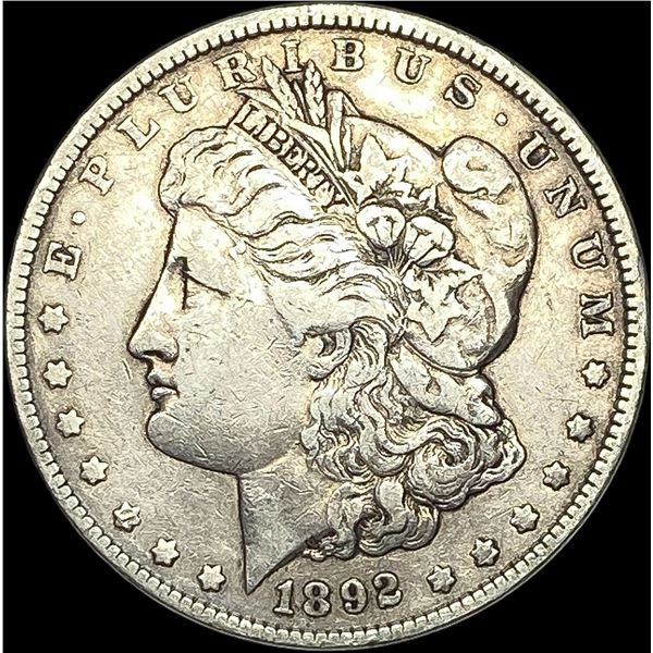 1892-S Silver Morgan Dollar NEARLY UNCIRCULATED