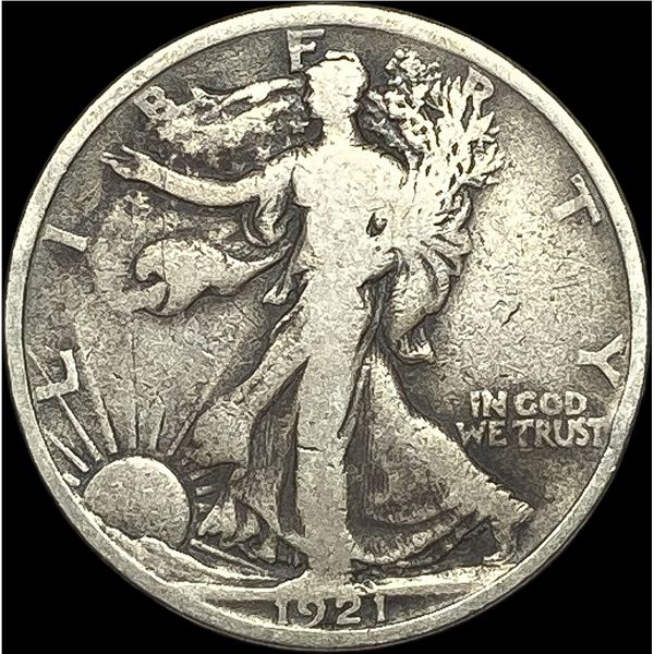 1921 Silver Half Dollar (Walking Liberty) NICELY CIRCULATED