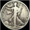 Image 1 : 1921 Silver Half Dollar (Walking Liberty) NICELY CIRCULATED