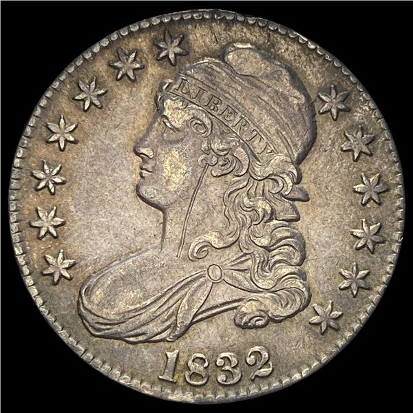 1832 Capped Bust Half Dollar NEARLY UNCIRCULATED