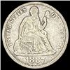 Image 1 : 1887 Seated Liberty Dime NICELY CIRCULATED