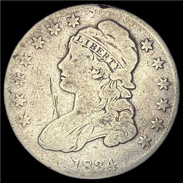 1834 Capped Bust Half Dollar NICELY CIRCULATED