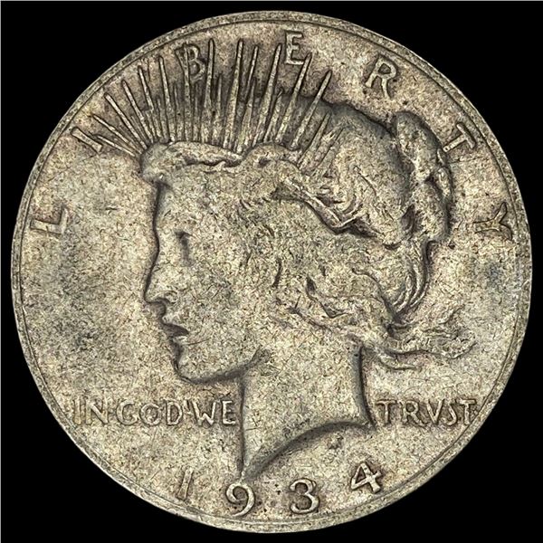 1934 Silver Peace Dollar LIGHTLY CIRCULATED