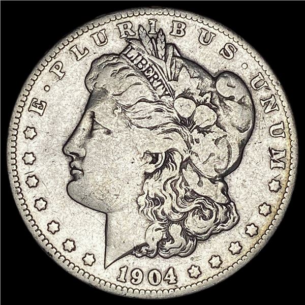 1904-S Silver Morgan Dollar LIGHTLY CIRCULATED