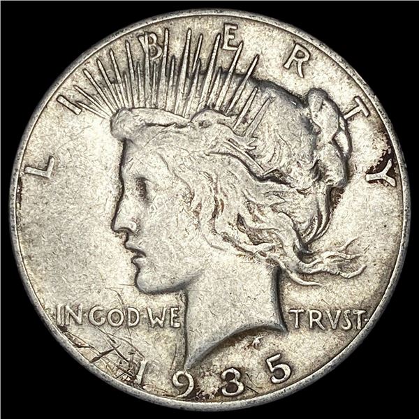 1935-S Silver Peace Dollar NEARLY UNCIRCULATED