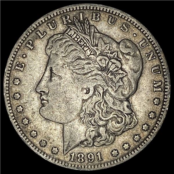 1891-O Silver Morgan Dollar NEARLY UNCIRCULATED