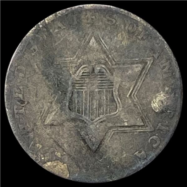 1851 Silver Three-Cent Piece NICELY CIRCULATED