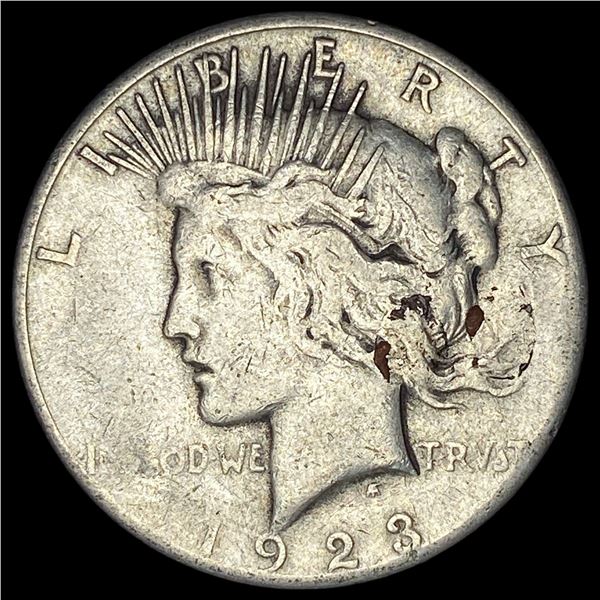 1923-S Silver Peace Dollar NICELY CIRCULATED