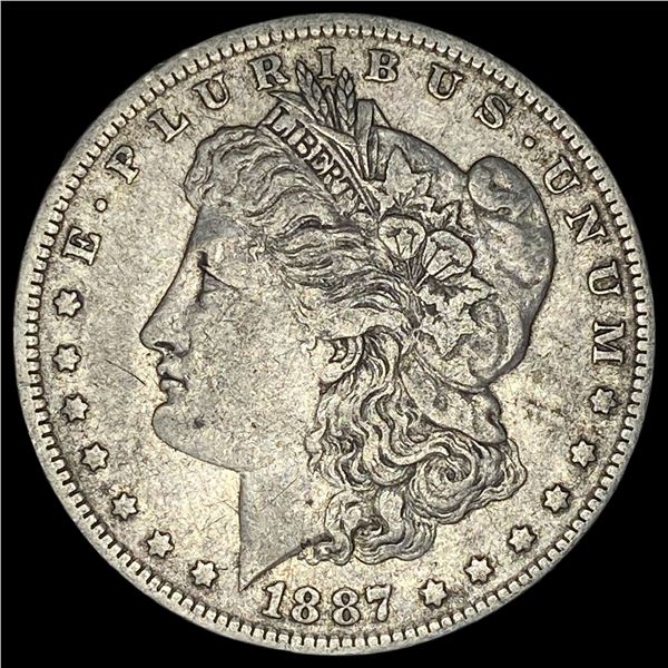 1887-O Silver Morgan Dollar NEARLY UNCIRCULATED