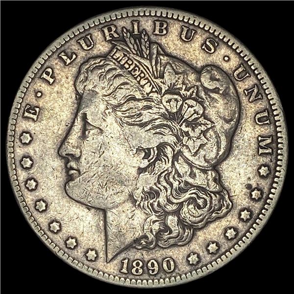 1890-CC Silver Morgan Dollar NEARLY UNCIRCULATED