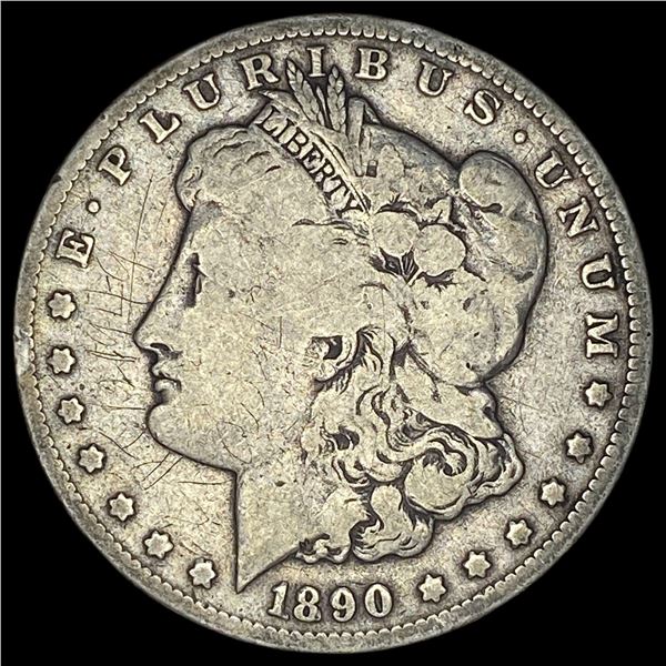 1890-CC Silver Morgan Dollar NEARLY UNCIRCULATED