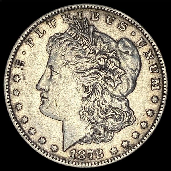 1878 Silver Morgan Dollar NEARLY UNCIRCULATED