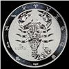 Image 2 : 2021 Tokelau 1 oz Silver Five Dollars Scorpio GEM PROOF