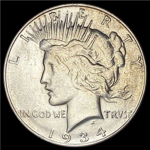 1934-D Silver Peace Dollar CLOSELY UNCIRCULATED