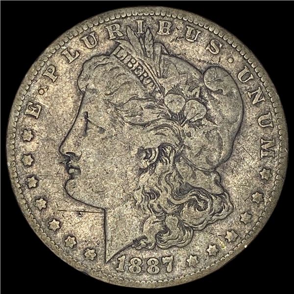1887-O Silver Morgan Dollar CHOICE AU