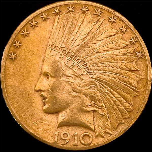 1910 Indian Head $10 Gold Eagle CLOSELY UNCIRCULATED