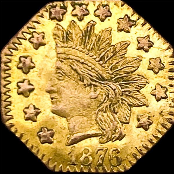 1873 California Gold 1/2 Dollar Token HIGH GRADE