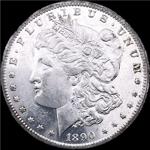 1890-O Silver Morgan Dollar NEARLY UNCIRCULATED