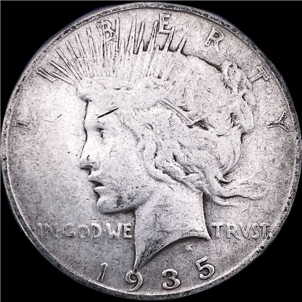 1935 Silver Peace Dollar ABOUT UNCIRCULATED