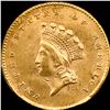 Image 1 : 1855 Gold $1 Indian Head Type 2 CLOSELY UNCIRCULATED