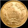 Image 2 : 1855 Gold $1 Indian Head Type 2 CLOSELY UNCIRCULATED