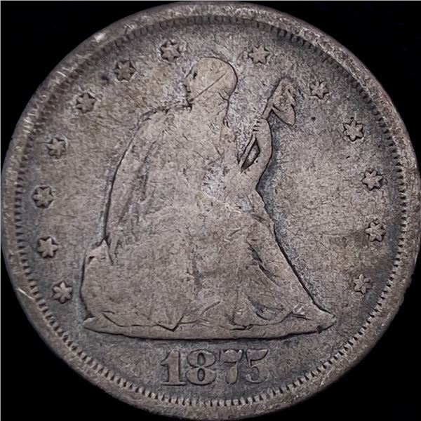 1875-S Twenty Cent Piece NICELY CIRCULATED