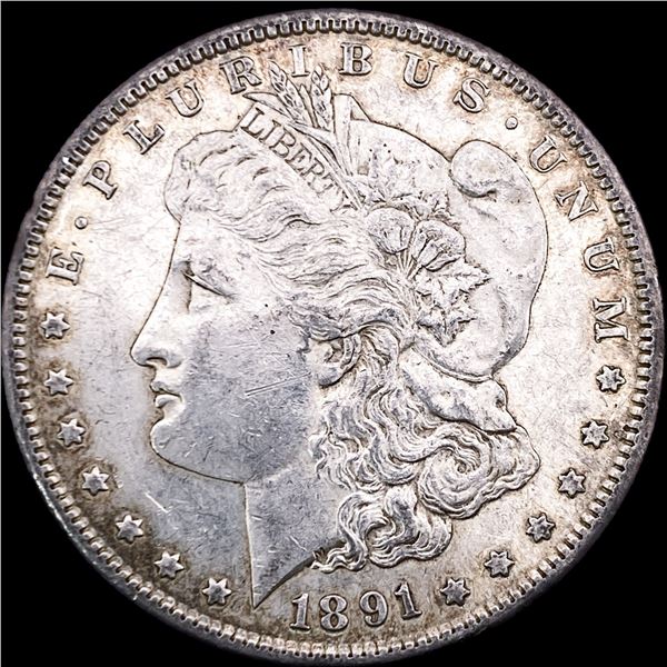 1891-S Silver Morgan Dollar CLOSELY UNCIRCULATED