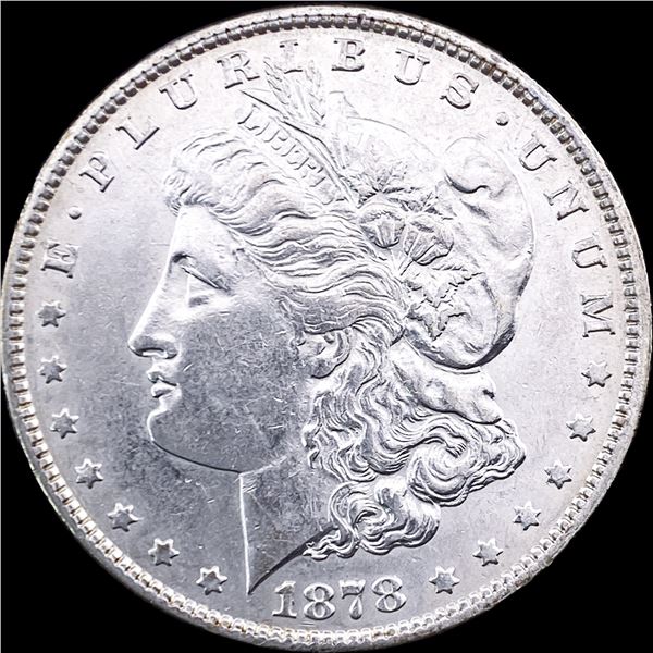 1878 Silver Morgan Dollar CLOSELY UNCIRCULATED