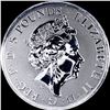 Image 1 : 2022 Silver 2 oz Â£5 Lion of England CHOICE PROOF