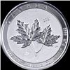 Image 2 : 2021 Silver 2 oz Canadian Maple Leaf SUPERB GEM BU