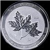Image 2 : 2021 Silver 2 oz Canadian Maple Leaf SUPERB GEM BU