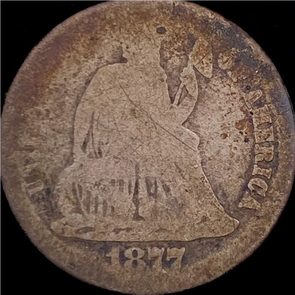 1877 Seated Liberty Dime NICELY CIRCULATED