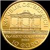 Image 2 : 2023 1/10 oz Gold Austrian Philharmonic SUPERB GEM BU