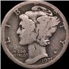 Image 1 : 1921 Silver Mercury Dime LIGHTLY CIRCULATED