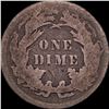 Image 2 : 1891 Silver Seated Liberty Dime NICELY CIRCULATED