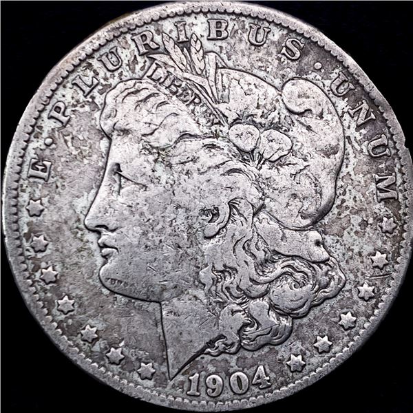 1904-S Silver Morgan Dollar LIGHTLY CIRCULATED