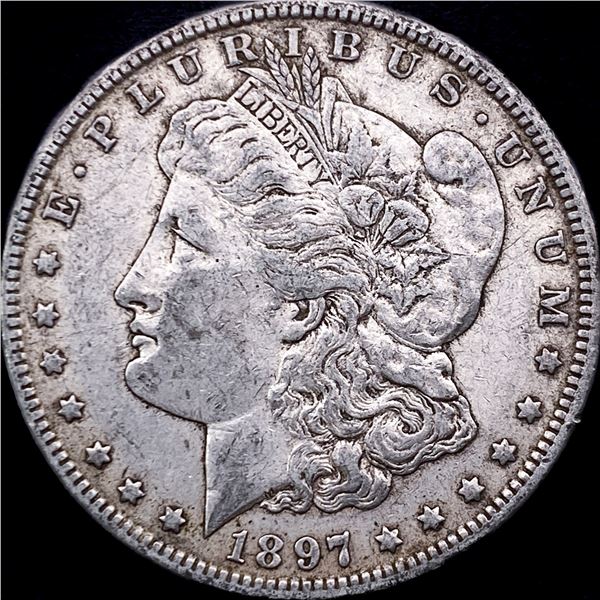 1897-O Silver Morgan Dollar NEARLY UNCIRCULATED