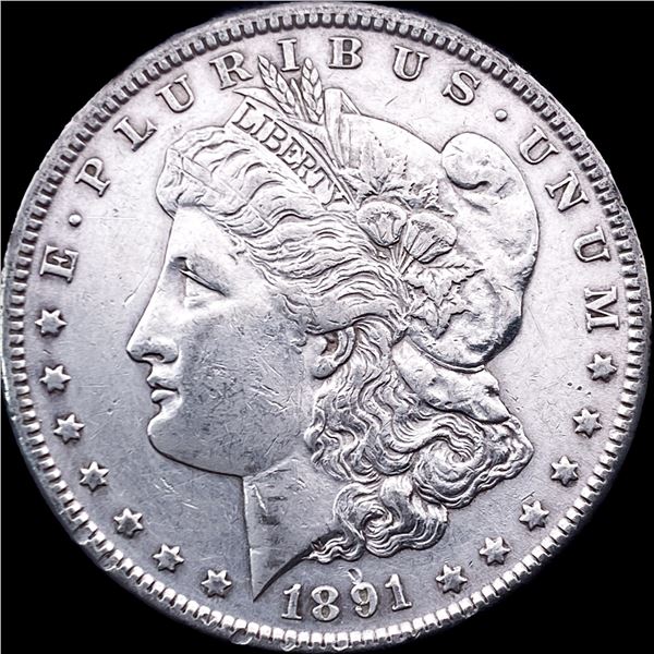 1891-S Silver Morgan Dollar CLOSELY UNCIRCULATED