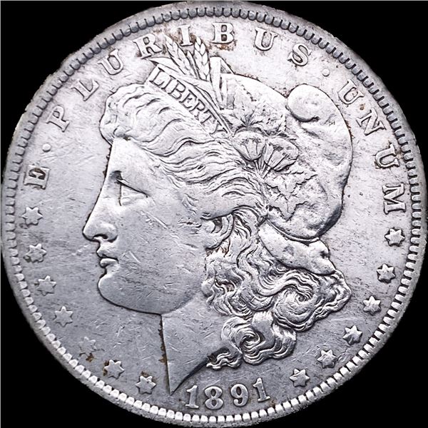 1891-O Silver Morgan Dollar NEARLY UNCIRCULATED