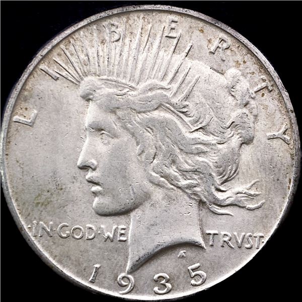 1935-S Silver Peace Dollar CLOSELY UNCIRCULATED