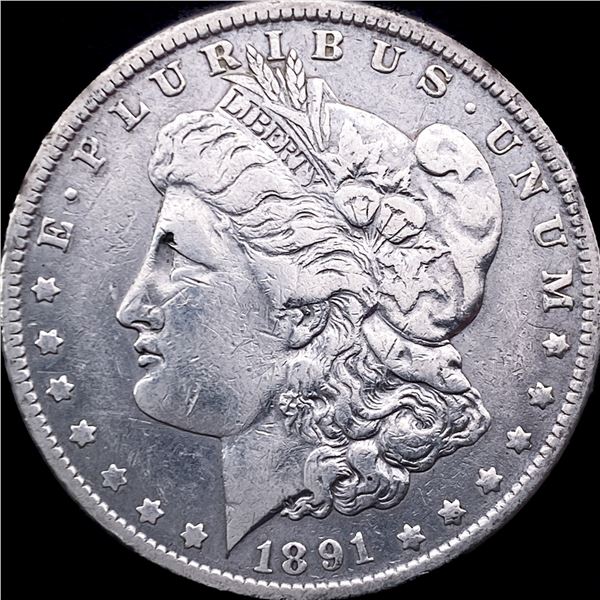 1891-O Silver Morgan Dollar LIGHTLY CIRCULATED